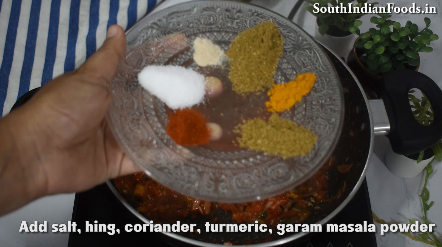 Red rice idiyappam & salna step