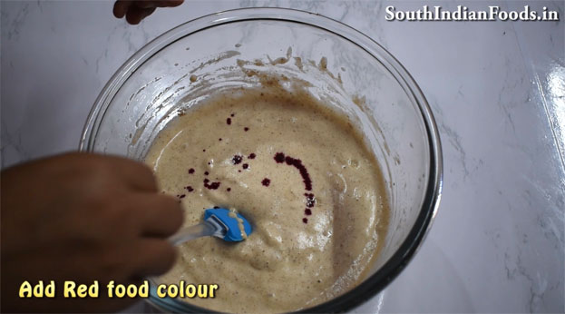 Red velvet swiss roll cake step 14