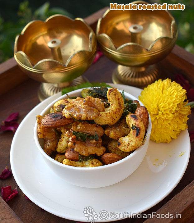 Masala roasted nuts