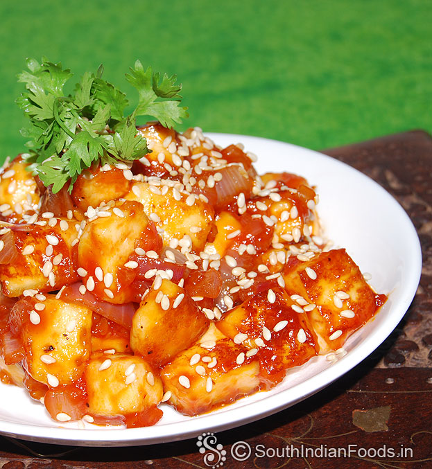 Instant paneer snack