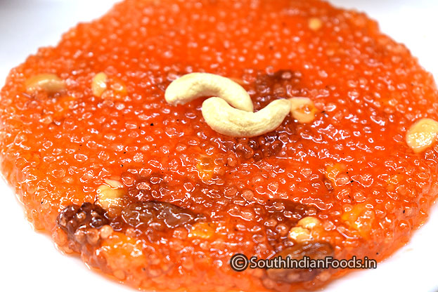 Perfect nonsticky sago kesari