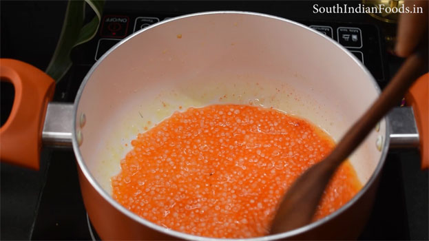 sago kesari step 13
