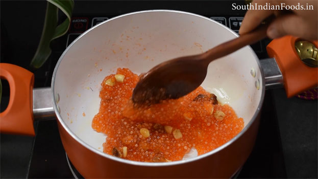 sago kesari step 18
