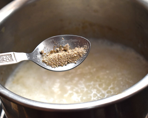 Add cardamom powder