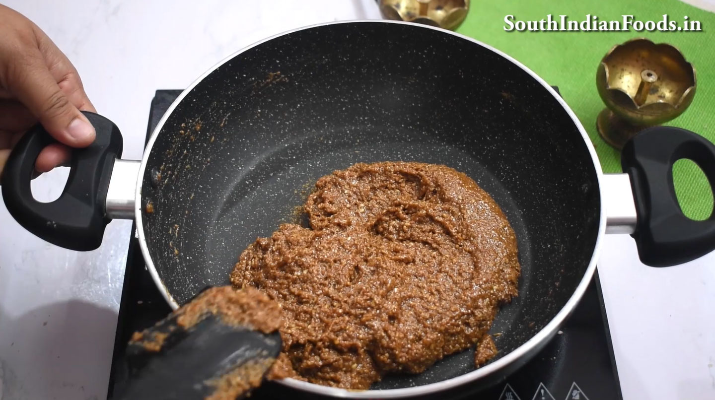 Sesame jaggery burfi in 10 min