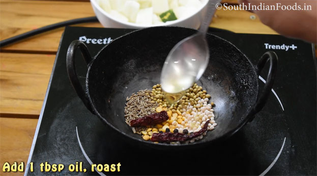 southekayi sambar step 7