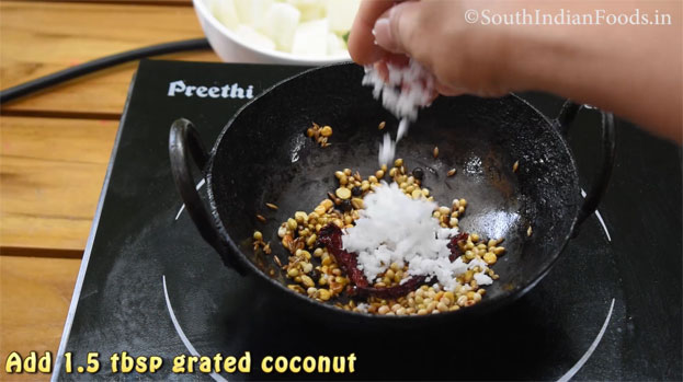 southekayi sambar step 8