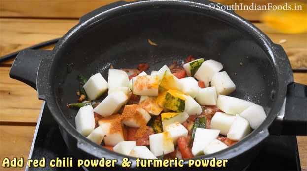 southekayi sambar step 20