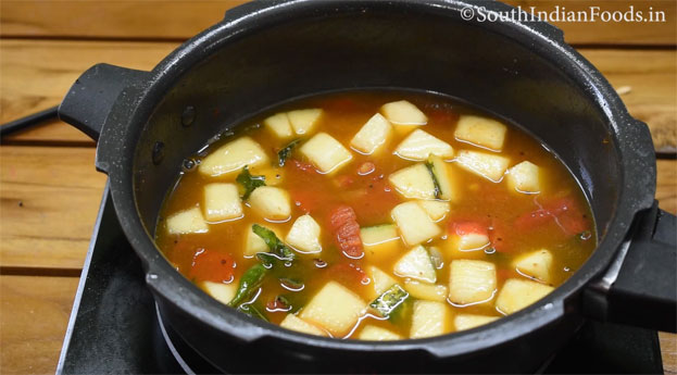 southekayi sambar step 22