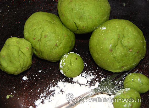Spinach dough