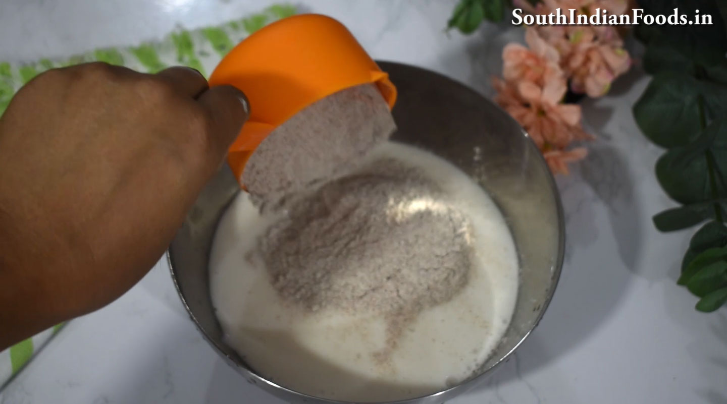 Spongy ragi uthappam 7