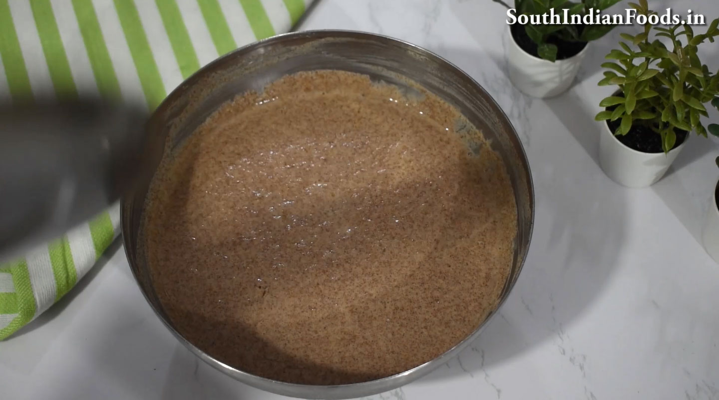 Spongy ragi uthappam 11