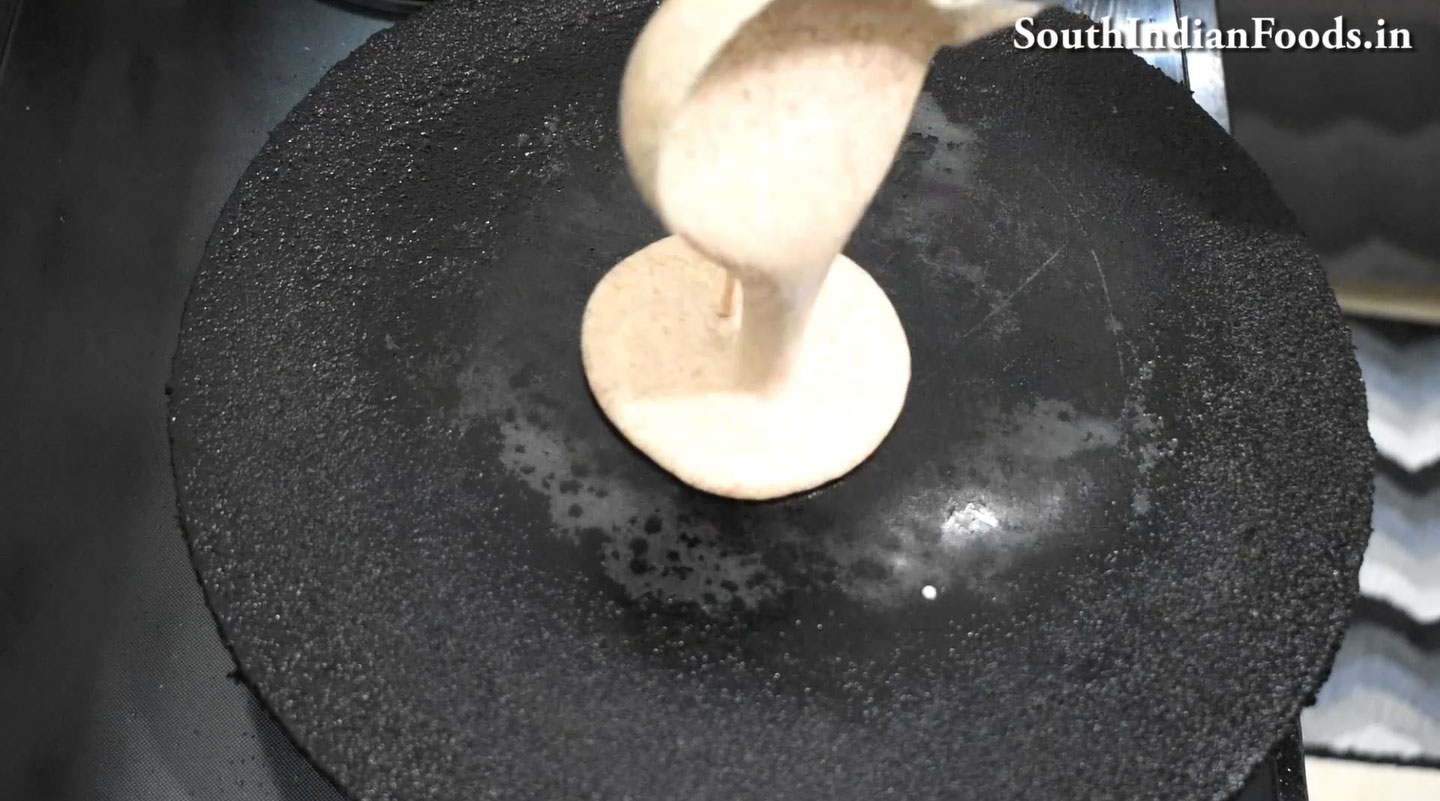 Spongy ragi uthappam 15