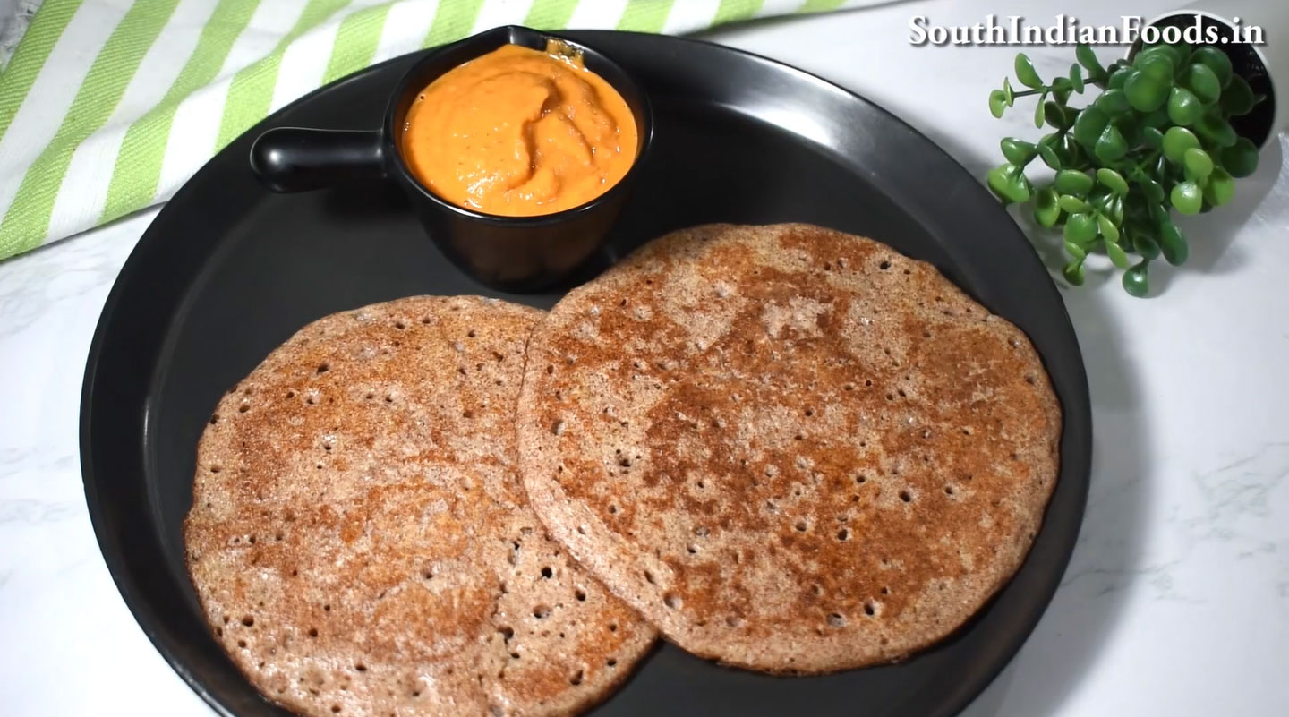 Spongy ragi uthappam 25