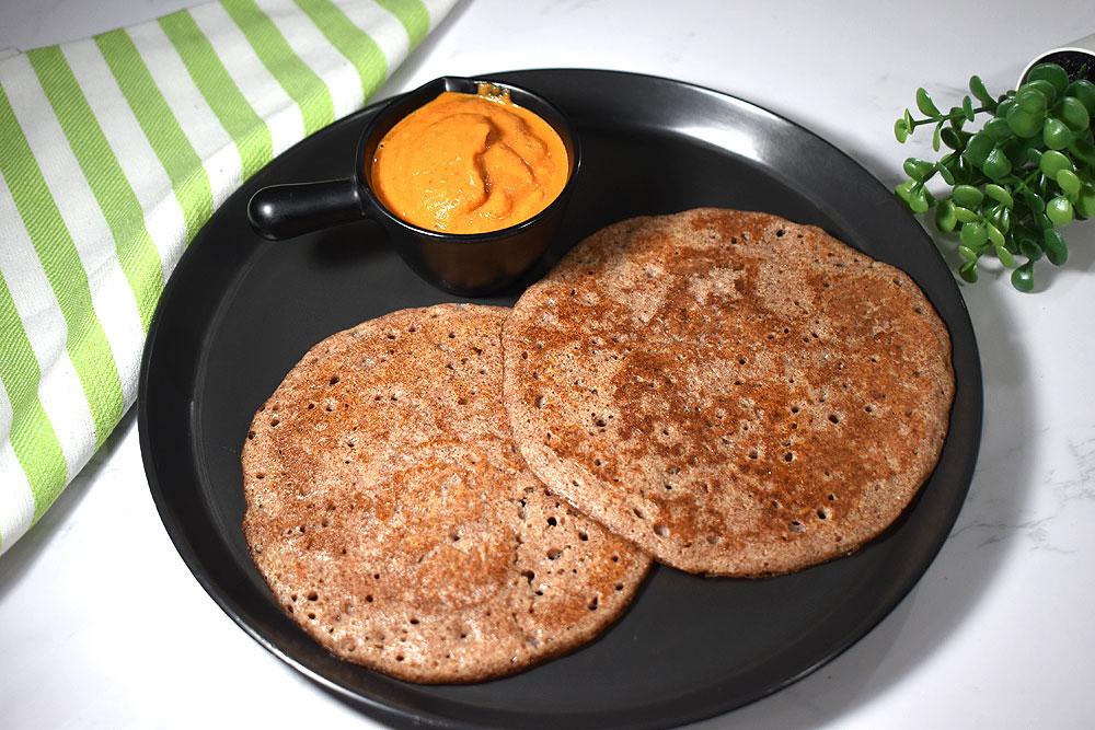 Spongy ragi uthappam 26