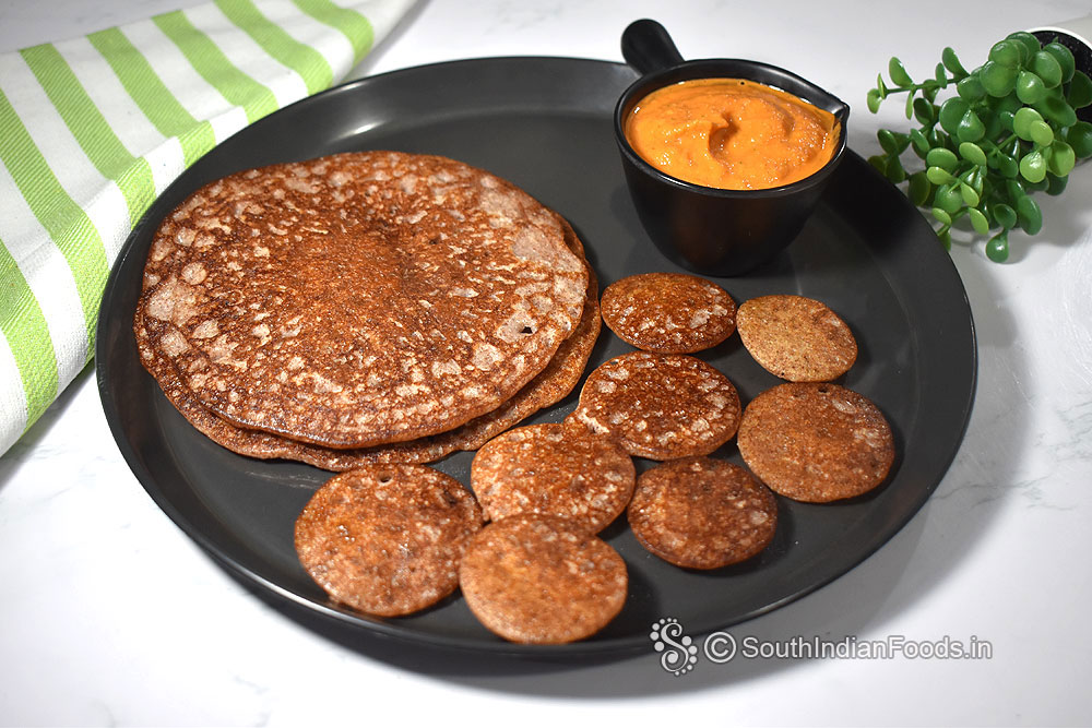 Spongy ragi uthappam 26