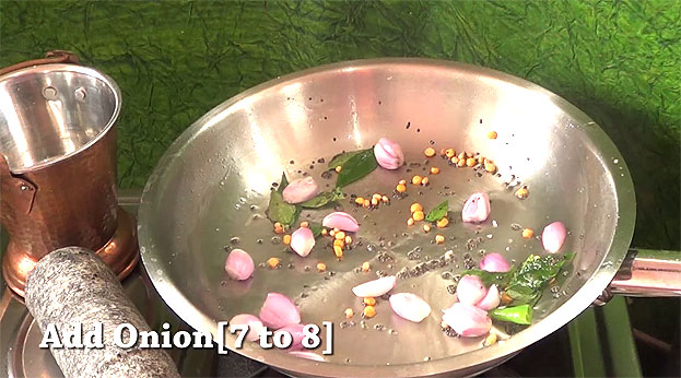 Add sambar onion, saute till soft
