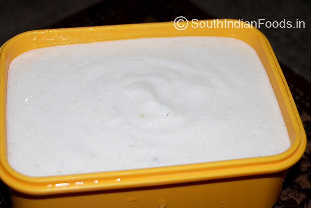 Take a bowl, pour 1 cup of idli batter