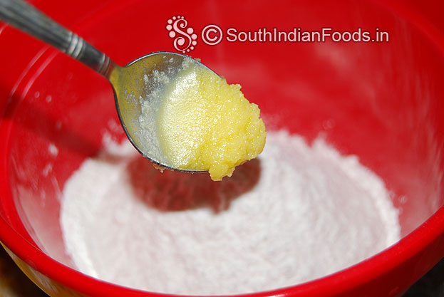 Add ghee mix well