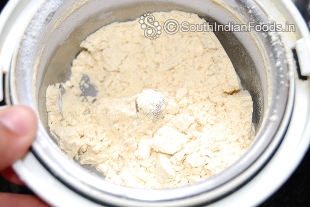 Roasted gram powder is ready