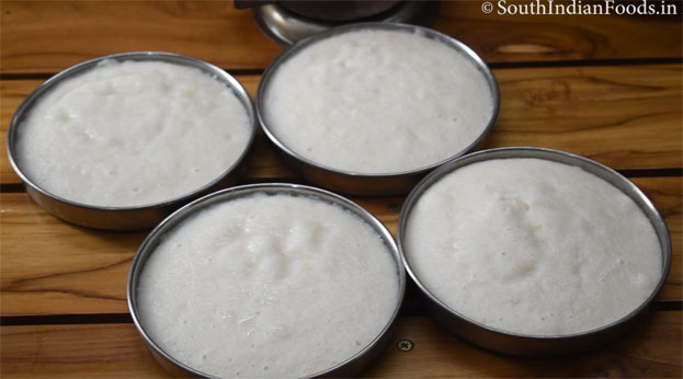 Thatte idli recipe step 20