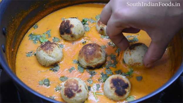 Tofu malai kofta curry step 31
