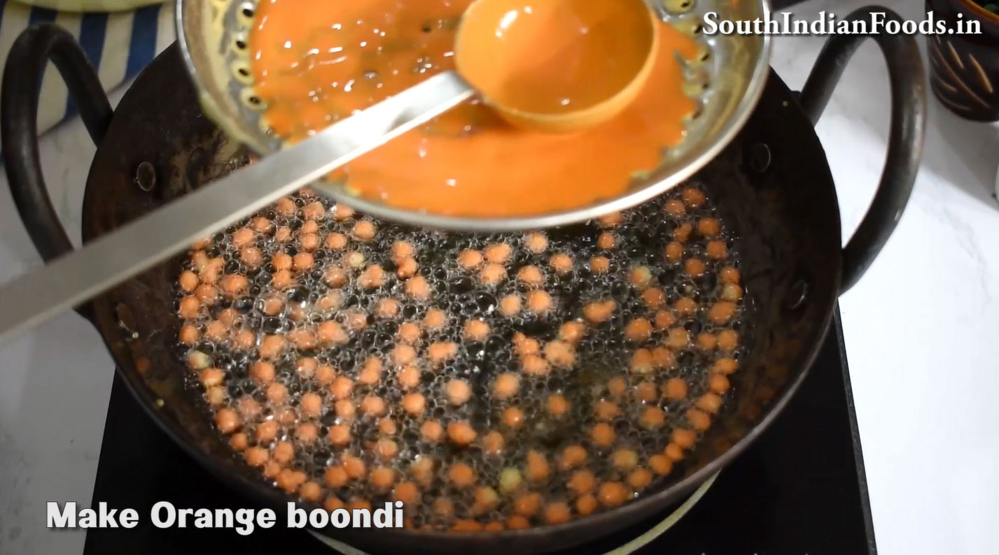  Tri-color boondi ladoo