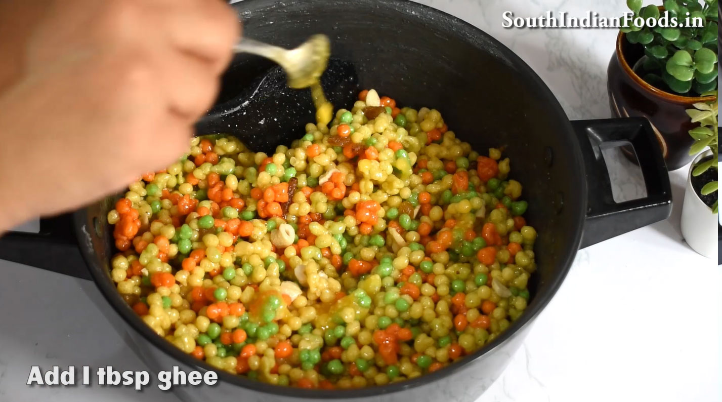  Tri-color boondi ladoo