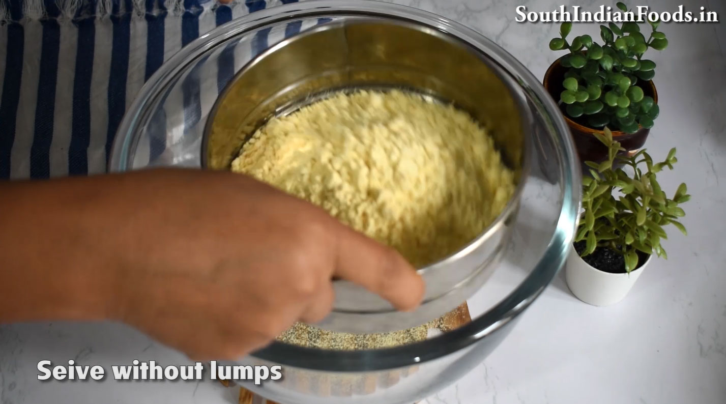  Tri-color boondi ladoo