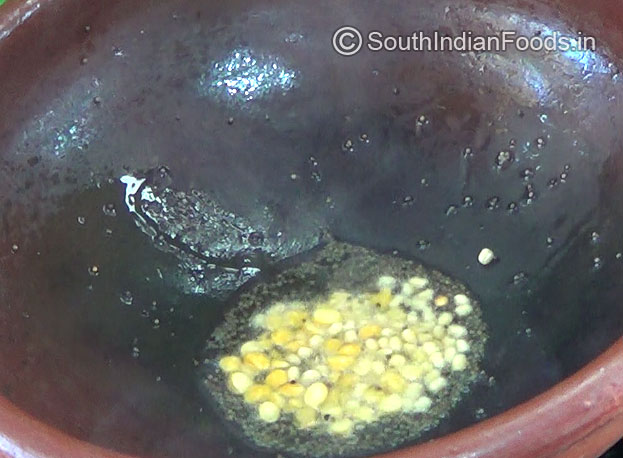 Add bengal gram,& urad dal