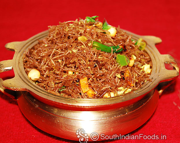 Vegetable ragi semiya