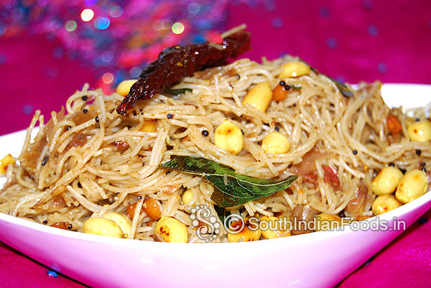 Tamarind vermicelli semiya is ready to serve