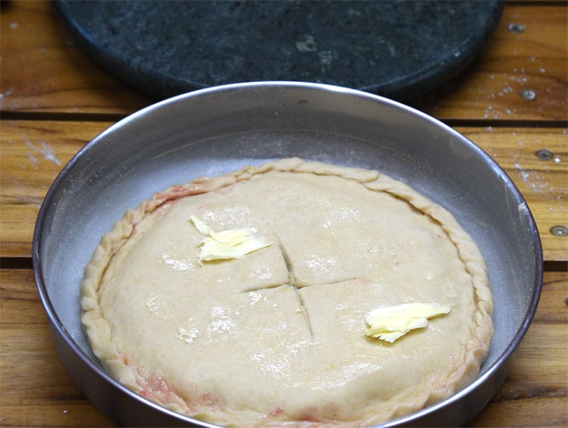 Wheat flour dilkush step 19