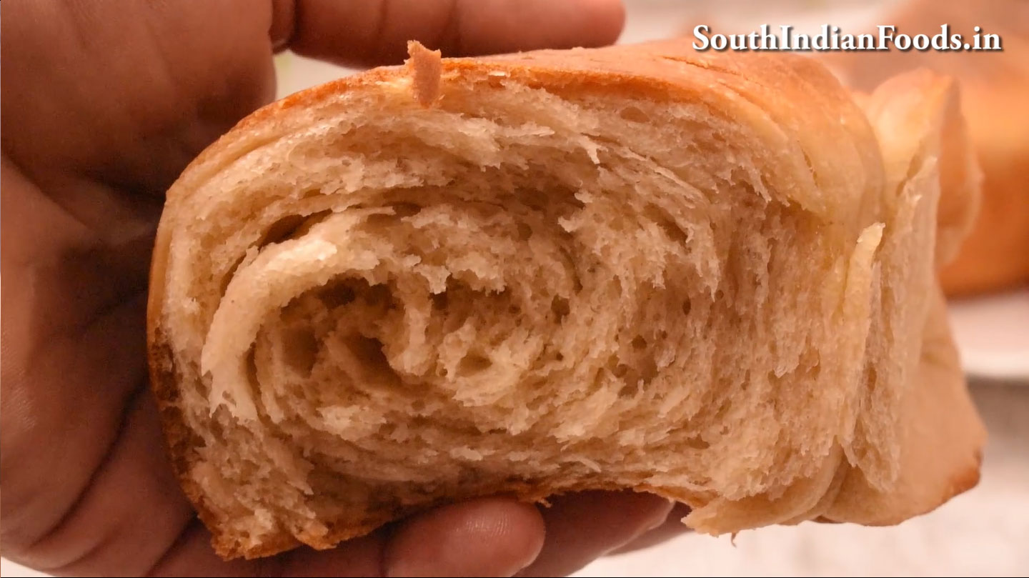 Wheat flour wool roll brea