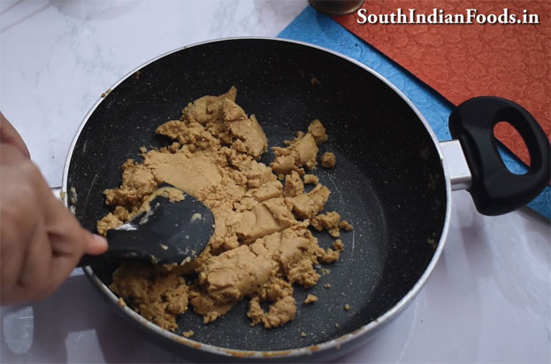 Instant coconut burfi