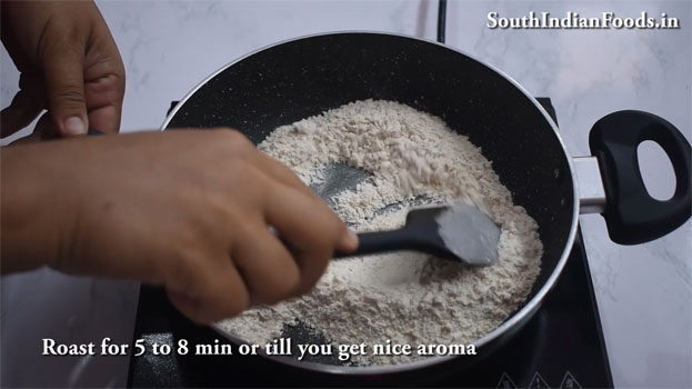 Godhumai karuppatti halwa step 2