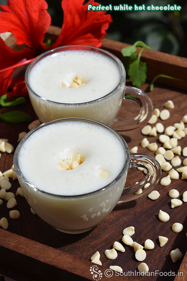 White hot chocolate