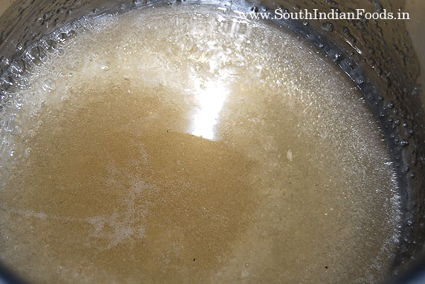 sugar syrup melting