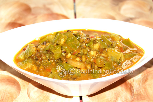 Pachai payaru sambar