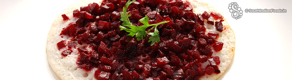 Beetroot uthappam