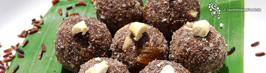 Kavuni arisi ladoo 