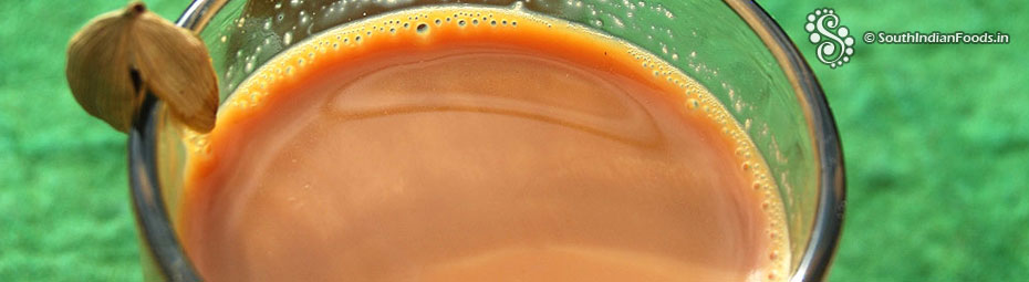 Cardamom tea 