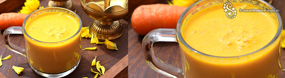 Carrot lassi