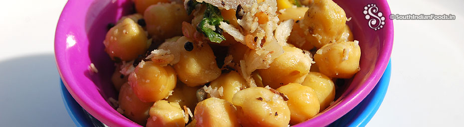 Chickpeas thoran