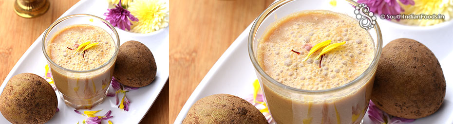Chikoo lassi 