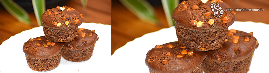 Chocolate yogurt muffins 