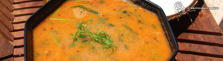 Coconut milk rasam 
