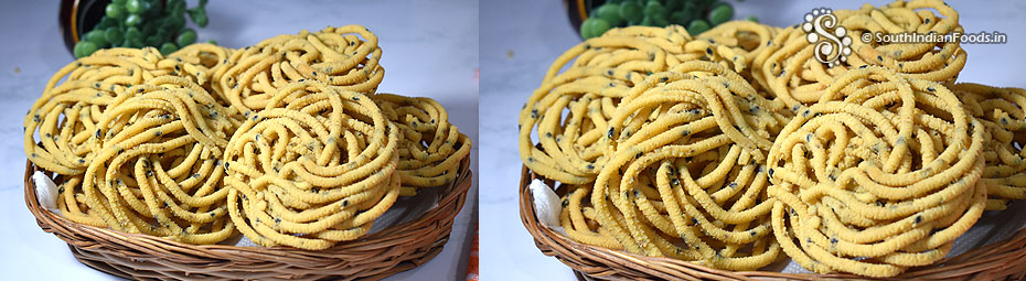  Gram flour murukku