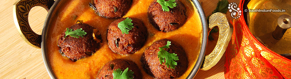 Gulab jamun kofta curry 
