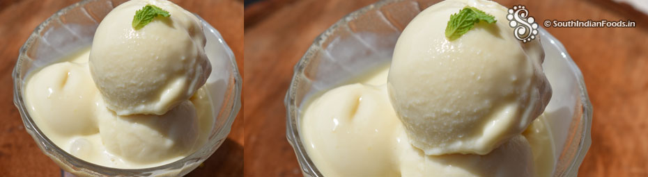 Vanilla ice cream
